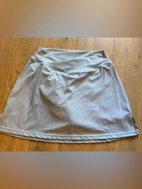 Women's Mini Skirt - Light Gray Active Skort